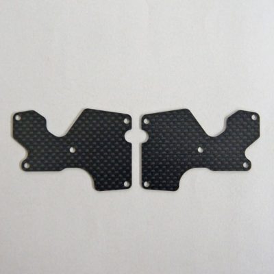 MUG E2156 Graphite Rear Lower Suspension Arm Mount Plate 2pcs (1mm): X8