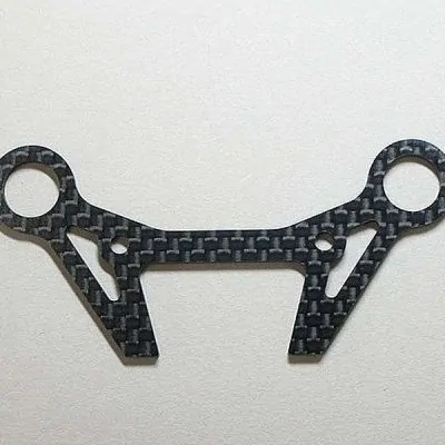 A2417 Carbon Front Body Mount Plate: MTC2