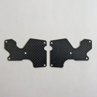MUG E2156 Graphite Rear Lower Suspension Arm Mount Plate 2pcs (1mm): X8