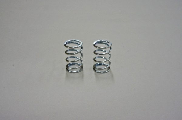 MUG E2545 F/R Shock Spring Silver (2pcs): GT7, GT7E