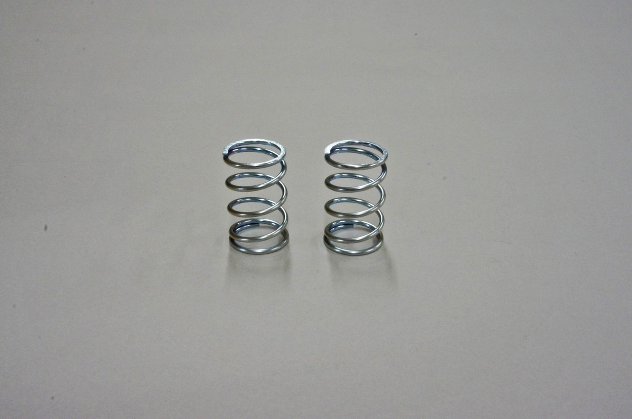 MUG E2545 F/R Shock Spring Silver (2pcs): GT7, GT7E