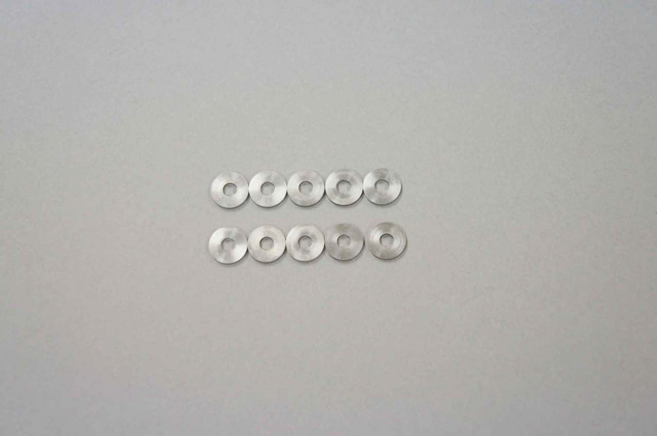 MUG H0181B-G 3mm Alum Spacer 1.0mm Thick Gray (10pcs)