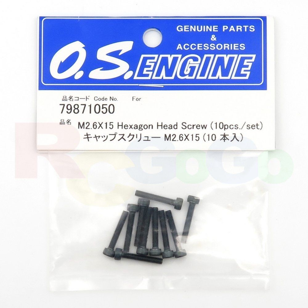 OS 79871050 M2.6X15 HEXAGON HEAD SCREW (10PCS)