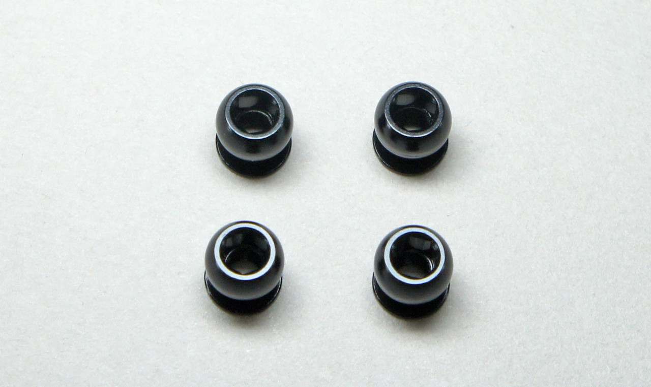 A2817 6mm Aluminum Balls Black (4pcs): MTC2R