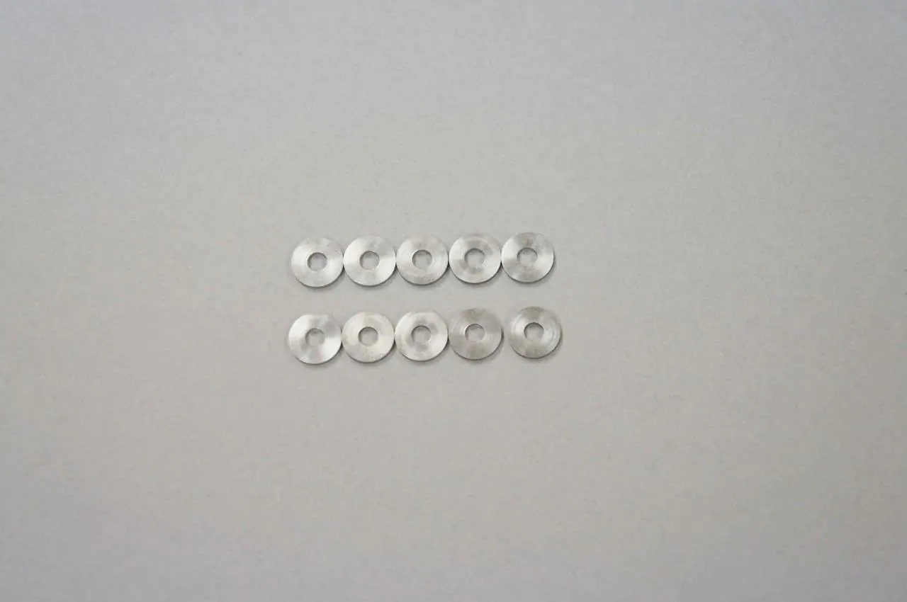 MUG H0181B-G 3mm Alum Spacer 1.0mm Thick Gray (10pcs)