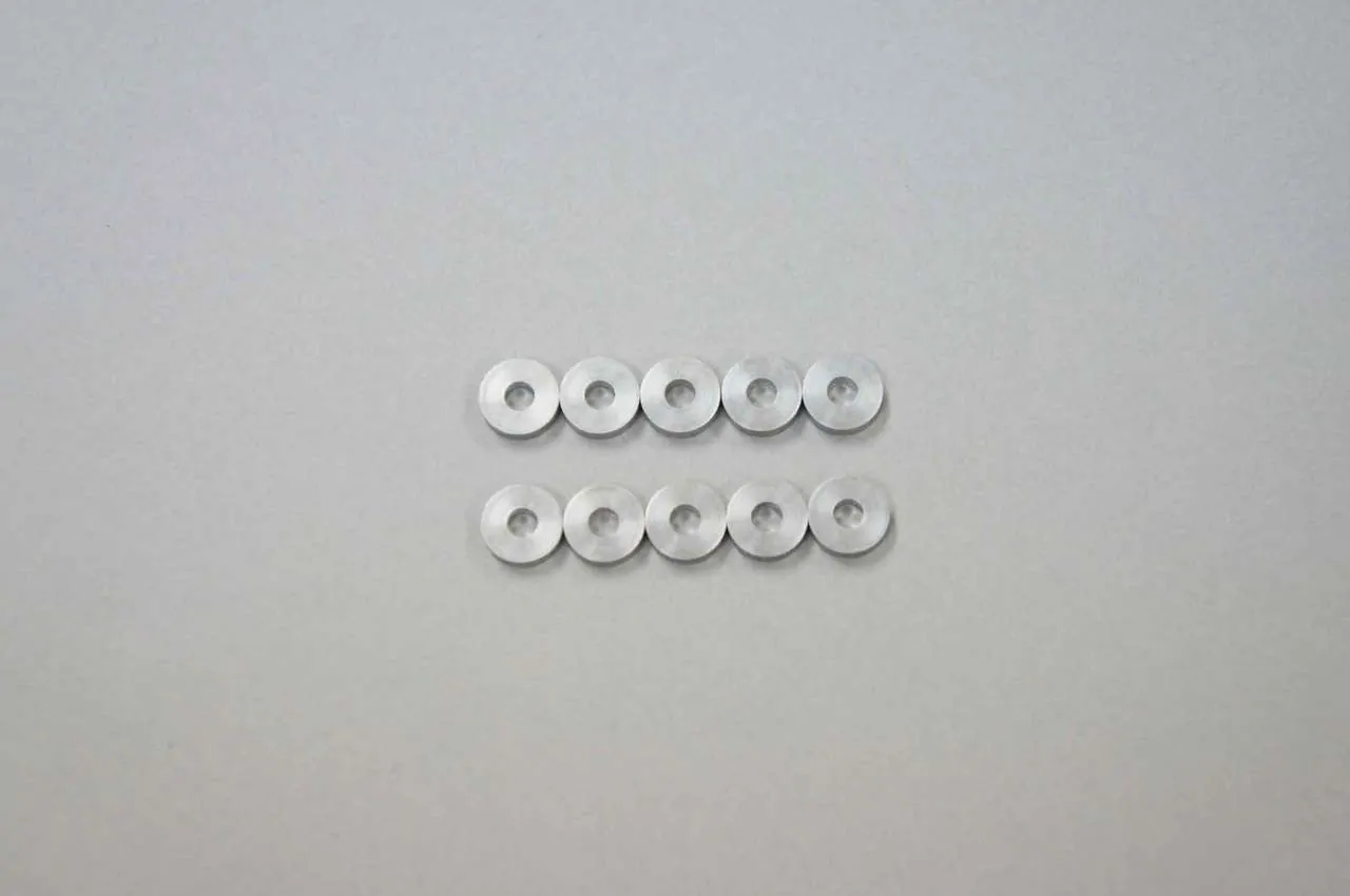 MUG H0181C-G 3mm Alum Spacer 2.0mm Thick Gray (10pcs)
