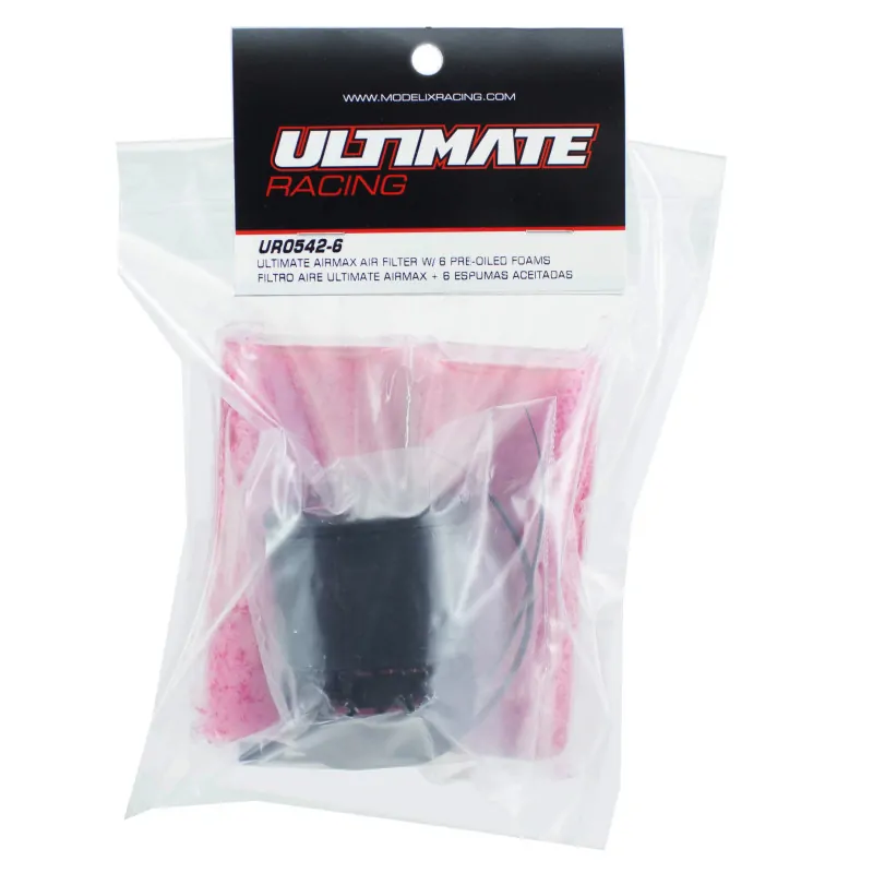 Ultimate Airmax air filter + 6 pre-oiled foams UR0542-6 - Imagem 2